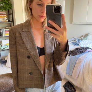 Mango Cropped Blazer